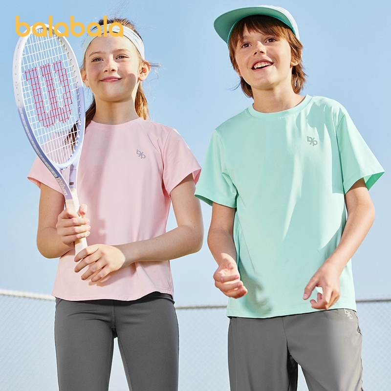 巴拉巴拉短袖T恤女童速干打底衫