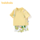宝宝衣服两件套纯棉舒适萌趣可爱潮 套装 婴儿夏装 巴拉巴拉男童短袖