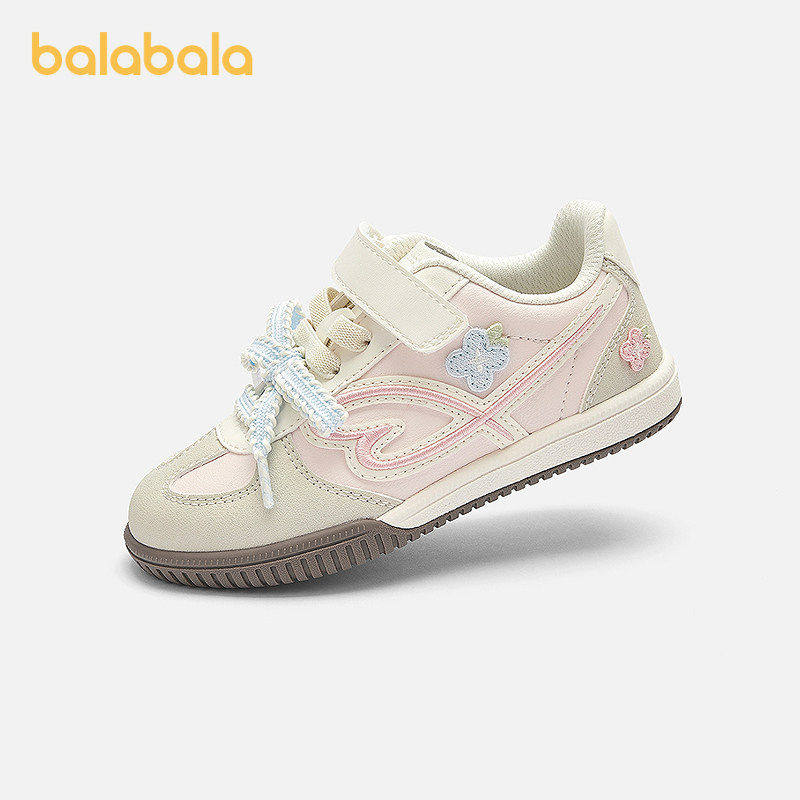 【商场同款】巴拉巴拉童鞋儿童休闲鞋女童2026新春秋甜美花朵板鞋,童鞋/婴儿鞋/亲子鞋,板鞋,淘宝优惠券,粉丝福利购,淘宝优惠卷