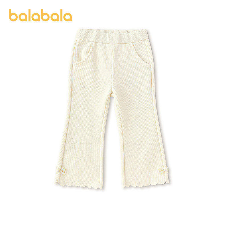 【商场同款】巴拉巴拉童装儿童长裤女童2026新款春秋微喇长裤休闲,童装/婴儿装/亲子装,裤子,淘宝优惠券,粉丝福利购,淘宝优惠卷