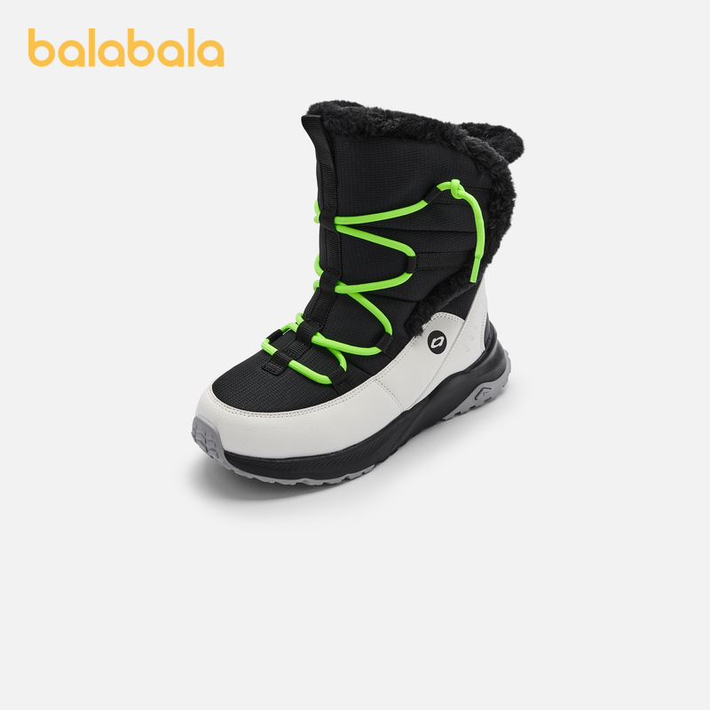 巴拉巴拉运动靴男童加绒运动靴子