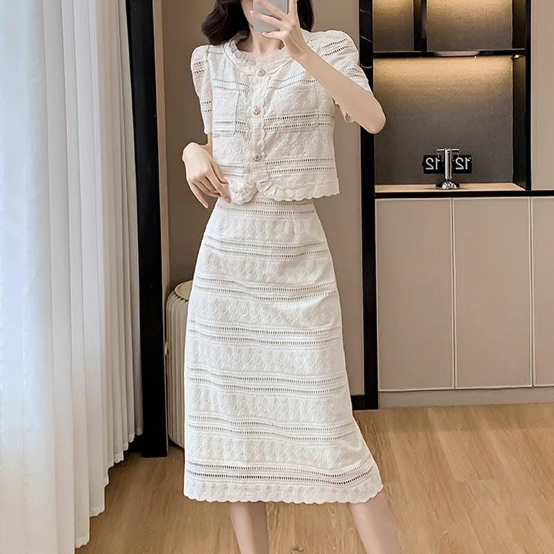 夏季2025年新款女士装时尚套装气质小个子显瘦洋气裙子时髦两件套