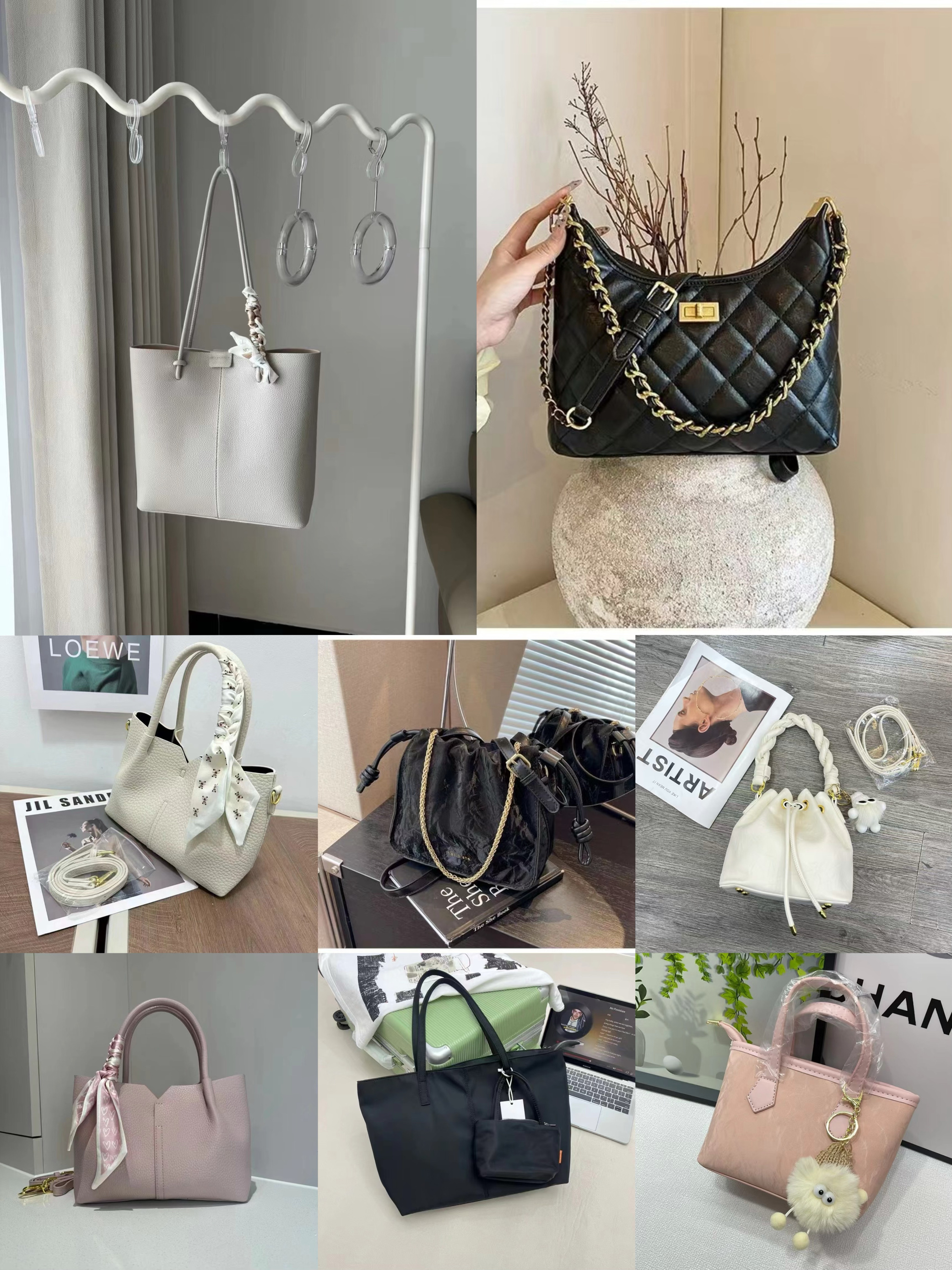 捡漏~【亏本清仓不退不换】单肩斜挎手提托特水桶包包大容量软皮