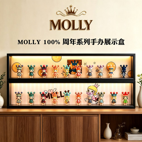 MOLLY100%周年系列展示盒盲盒