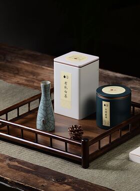 博古架小型桌面置物架茶桌收纳架古朴国风收纳架桌面茶壶放置架