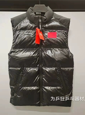 2021羽绒马甲李宁白鸭绒