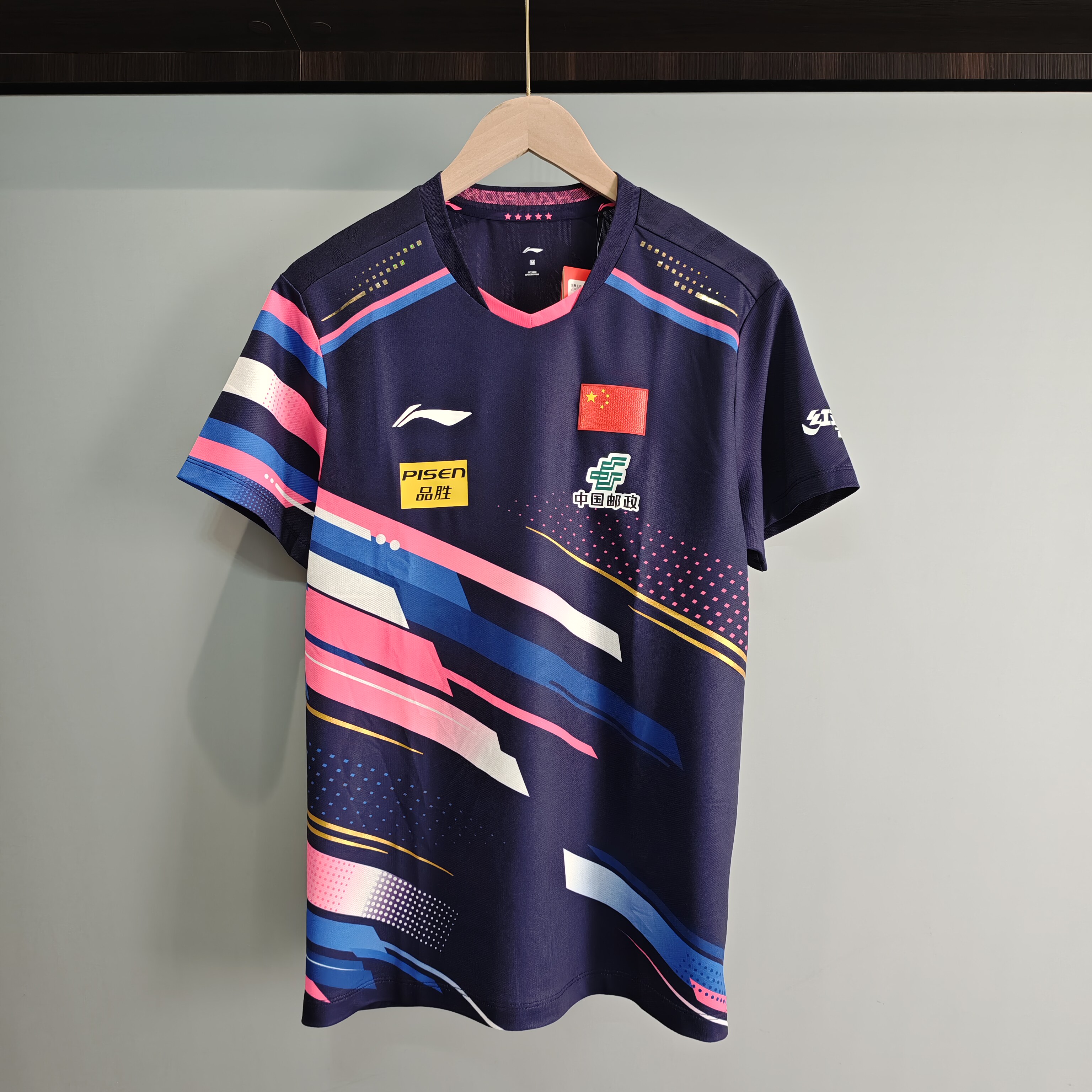 2025大赛版李宁乒乓球服国家队同款比赛服男女款运动短袖T恤上衣