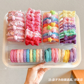 儿童发绳2026新款 蝴蝶结橡皮筋女童不伤发头绳高弹力马尾发圈头饰