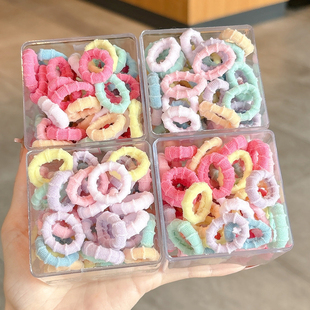 儿童可爱皮筋宝宝不伤发高弹力发圈头绳女童婴儿小啾啾拇指发绳