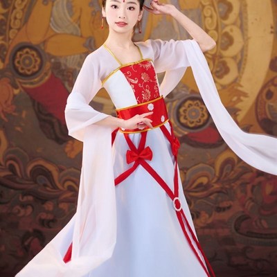 新选86西游e记汉服仙女古装演出服装嫦娥仙子儿童古典汉服舞蹈铁