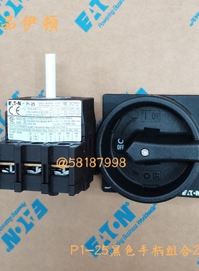 专业P125/E+SVBSW 负荷隔离开关25A黑色手柄组合EXATON