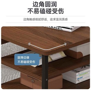 适用茶几铁艺简约现代客厅z小户型家用茶几茶桌意式 新品 长方形简