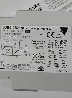 专业 DUgB01CB23500V 佳乐固态继电器