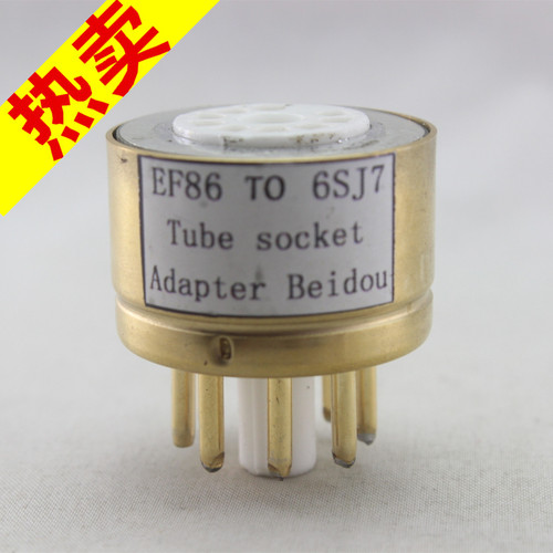 高级定制 EF86转6SJ7/6J8P 转换座 电子管镀金转换座 - 封面