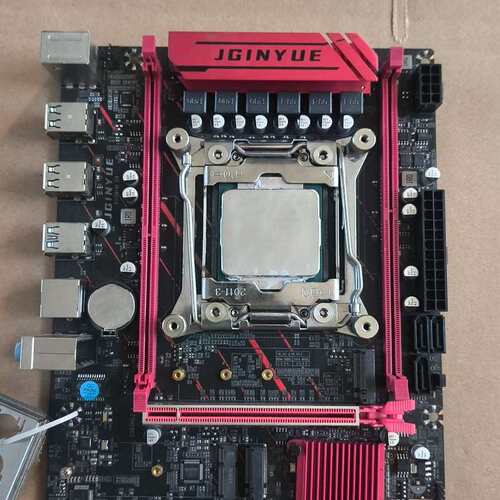 议价精粤JGINYUE X99M-H D4主板+E5-2666V可维修