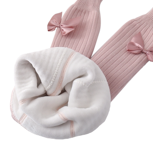 宝宝打底裤袜秋冬加绒加厚男女童连裤袜大PP婴儿连体袜子保暖袜子