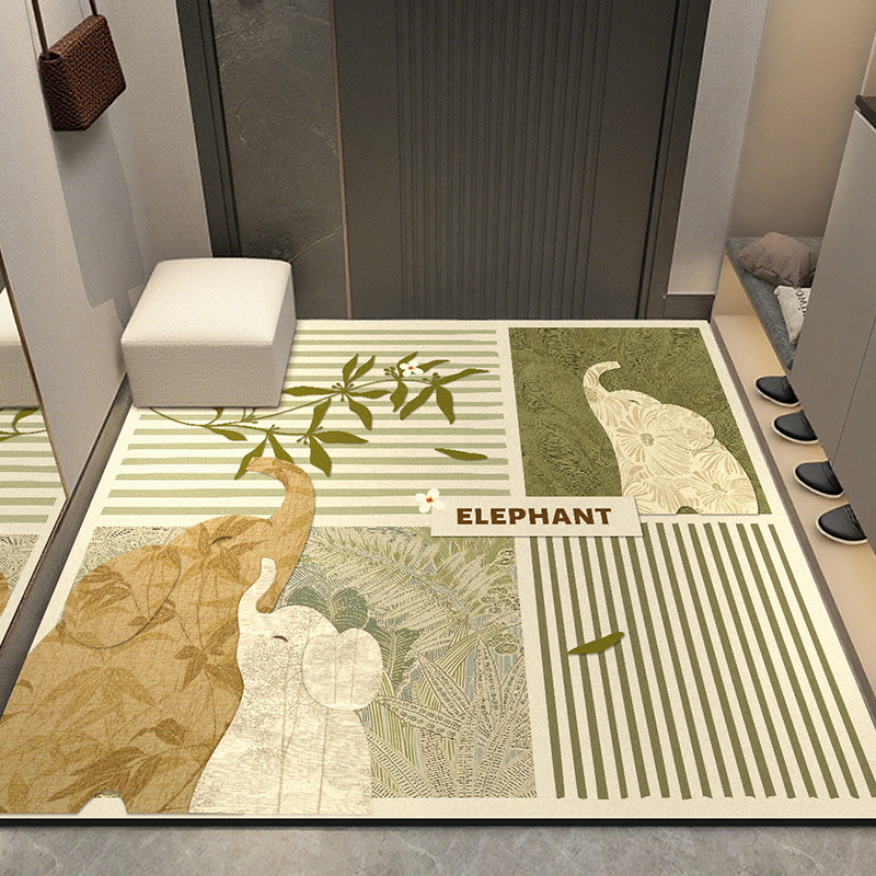 明星豪宅同款入户玄关进门地垫