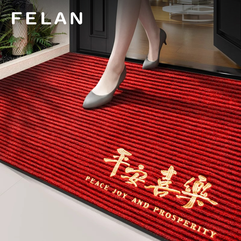 高级感入户门前地垫加厚免洗垫子