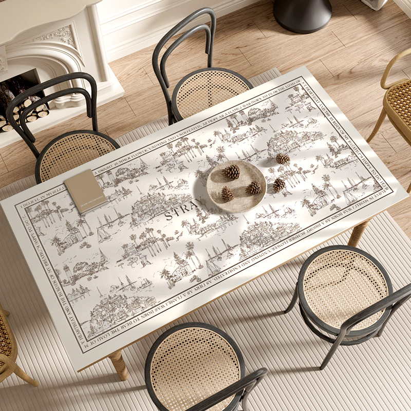 防污免打理桌垫茶几垫新款轻奢