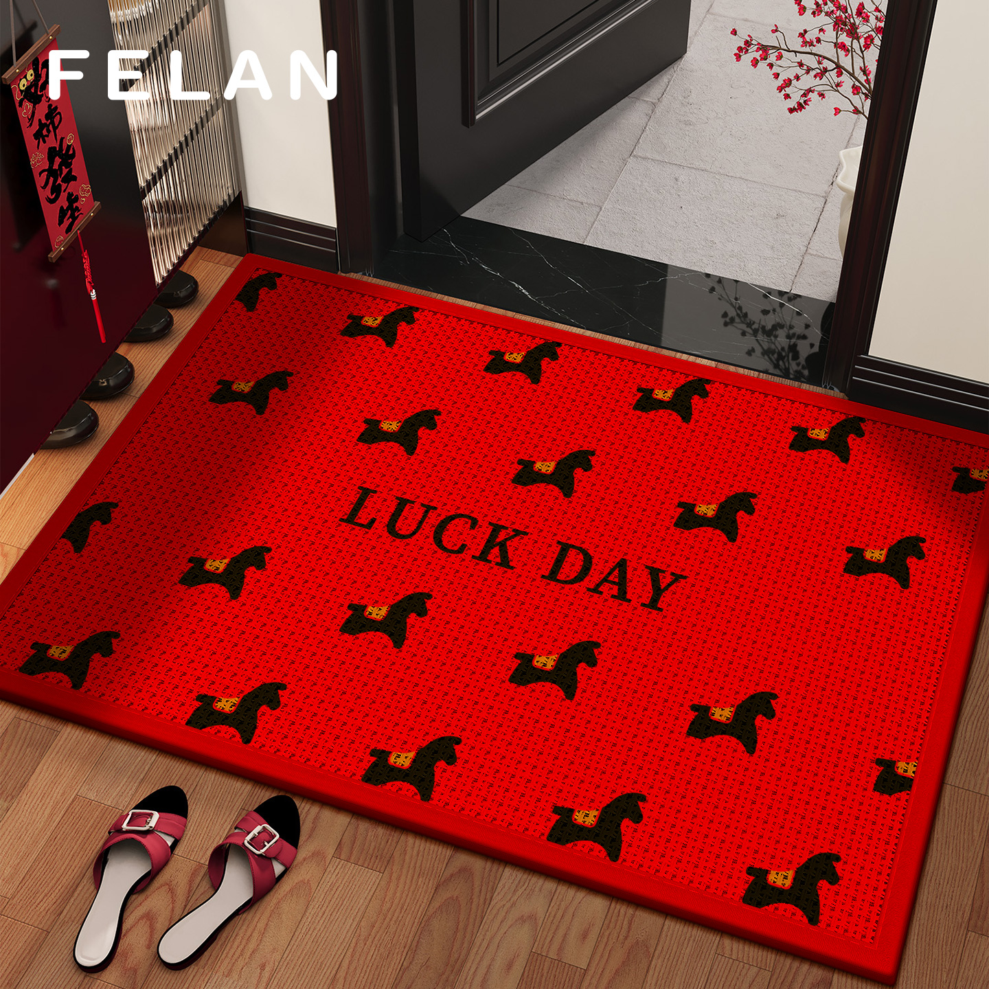 【抑菌防污】2026新款马年地垫