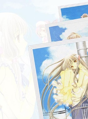 人形电脑天使心Chobits日系美术插画美术临摹素材迷你小海报22张