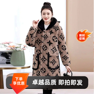 罩衣女2025新款冬棉衣棉服小个人穿的围裙棉袄外套短款防脏工作服