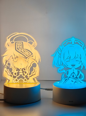 原神周边手办氛围小夜灯