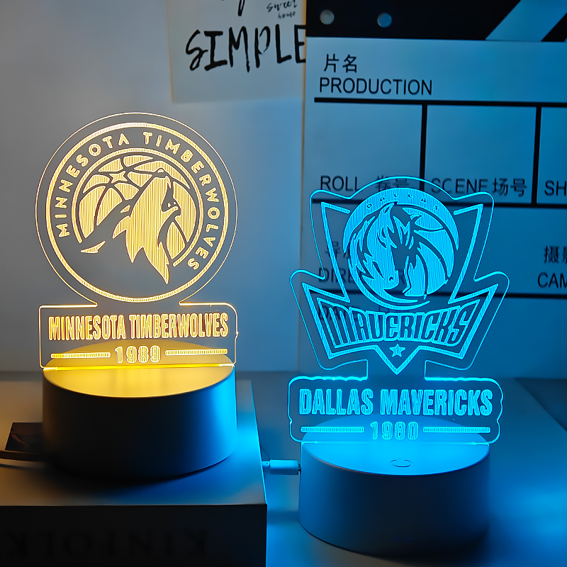NBA篮球明星周边摆件小夜灯