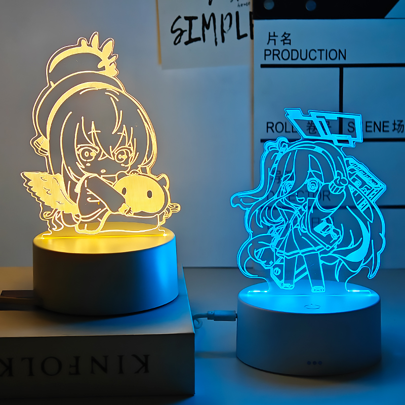 碧蓝档案二次元动漫周边阿露爱丽丝氛围小夜灯送男生生日礼物女生