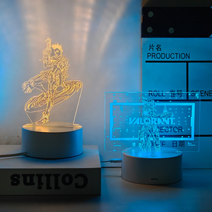 无畏契约周边瓦罗兰特捷风壹决盖可立牌玩偶手办摆件彩氛围小夜灯