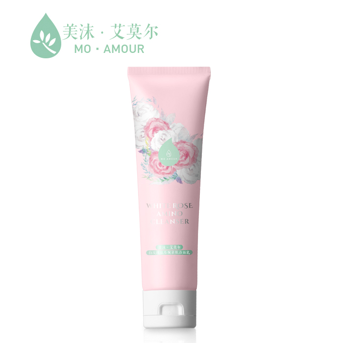 白玫瑰氨基酸洗面奶女 清潔溫和不刺激控油潔面乳