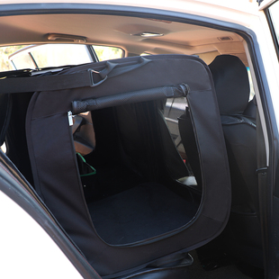 陪士奇宠物车载笼车载狗窝狗笼车载猫窝防毛防脏中大型犬车载笼子