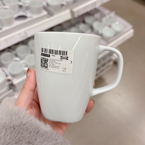 瓦德拉白色长石瓷耐高温茶杯