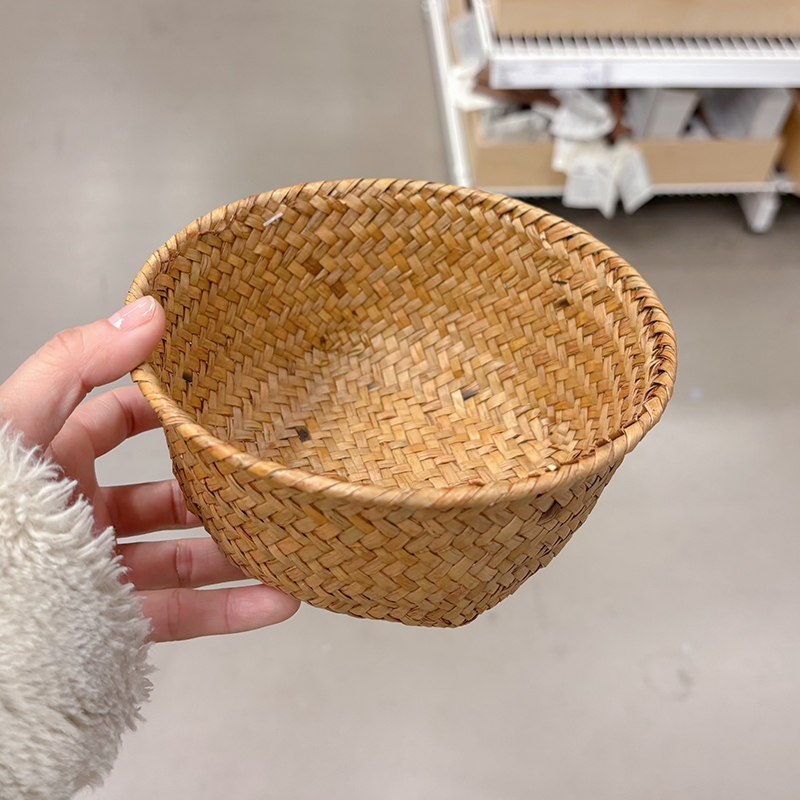 天然编织篮子水果篮收纳篮