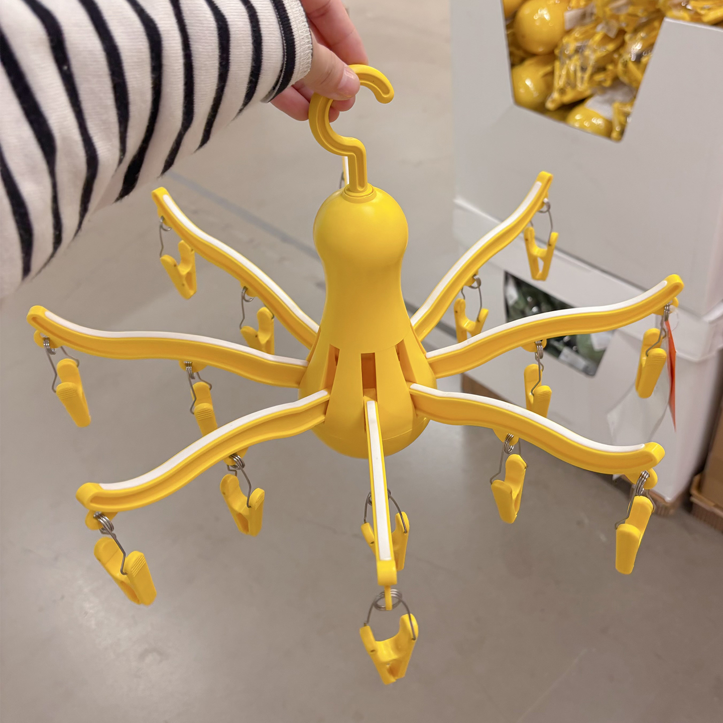 晾衣架衣夹天蓝色IKEA/宜家悬挂