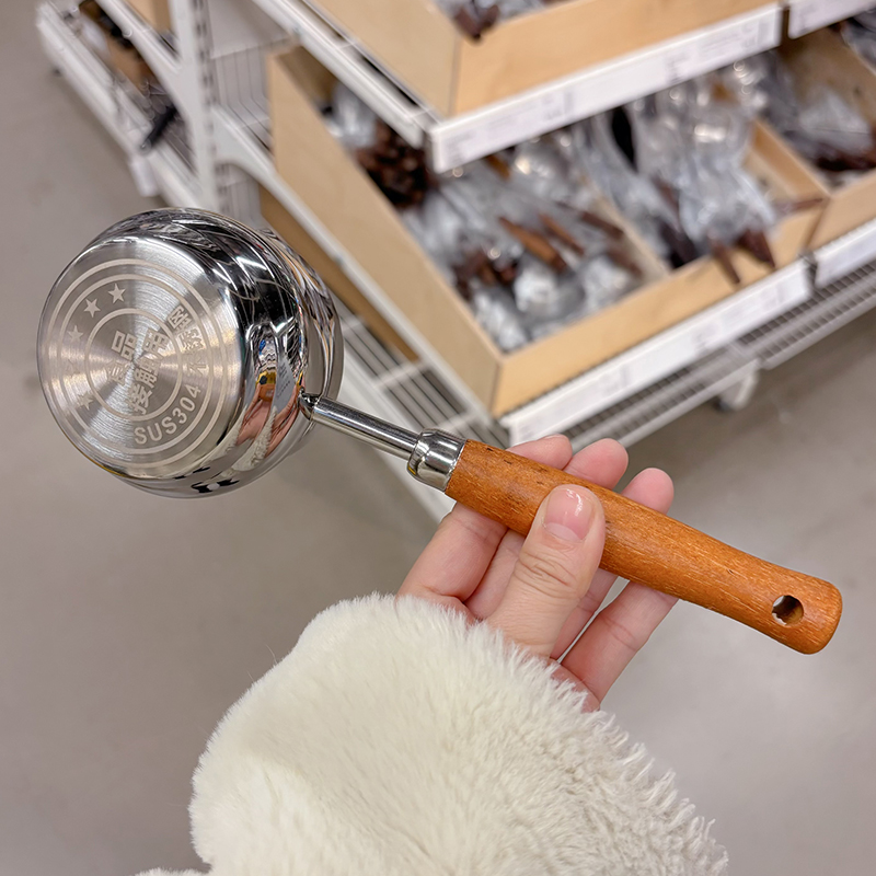 食品级304不锈钢淋油锅调料热油