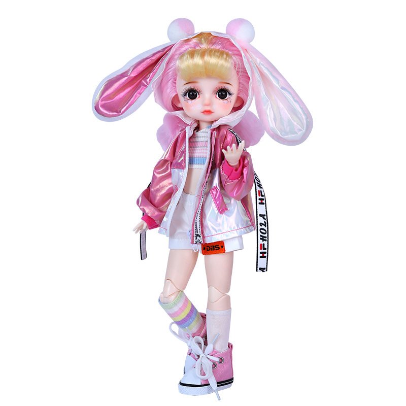 德必胜女娃娃礼物28cm