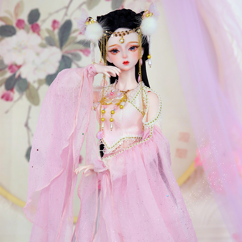 德必胜娃娃3分60cm古风古装女娃女孩仿真玩具bjd娃娃公主洋娃娃