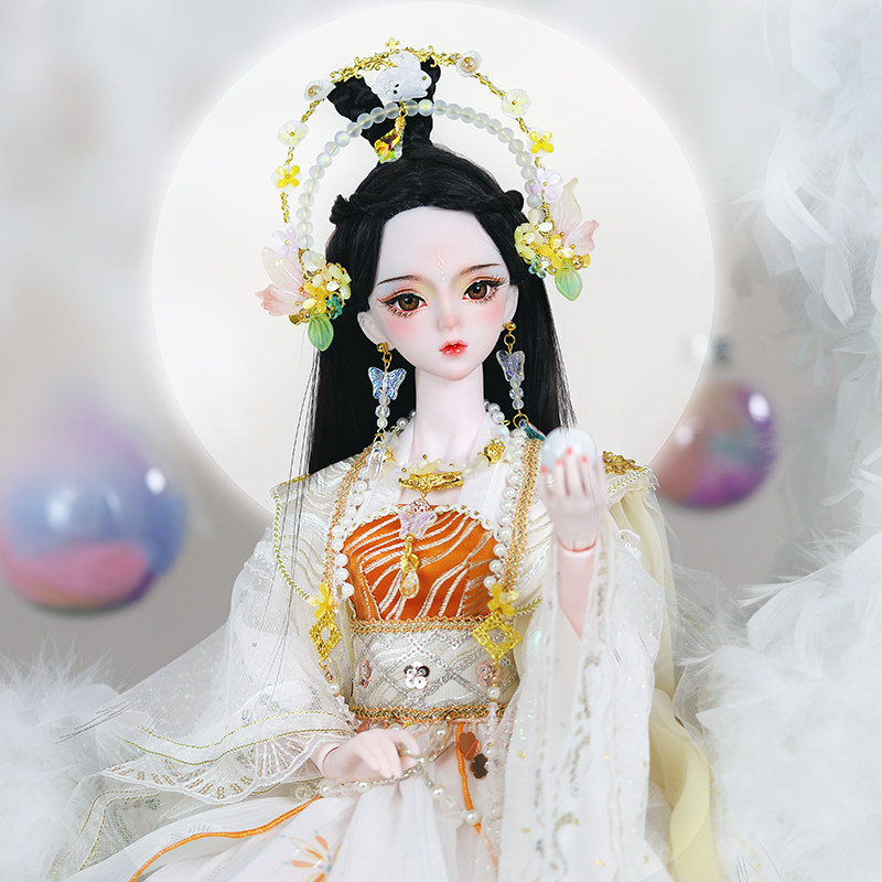德必胜娃娃2022年月仙嫦娥60cm古风神话女娃3分bjd仿真娃娃古装