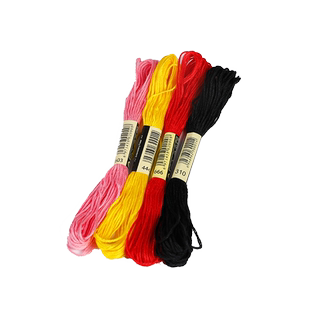 英舒十字绣线配线补线零卖 手工diy刺绣线鞋垫线涤棉线447色可选