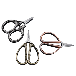 迷你家用纱剪小剪刀咪咪剪刀剪线头绣花剪复古小茶剪便携十字绣剪