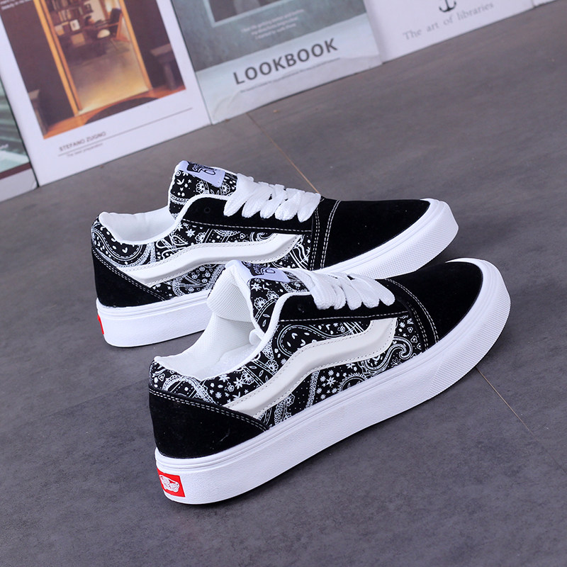 爆款单鞋滑板鞋女2025春季款学生低帮复古休闲鞋男百搭ins板鞋男,女鞋,休闲板鞋,淘宝优惠券,粉丝福利购,淘宝优惠卷