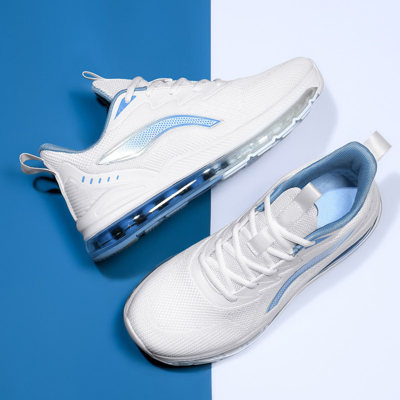 莆田男鞋全气垫鞋男款特大码白色48春季加肥加大46运动47减震跑鞋