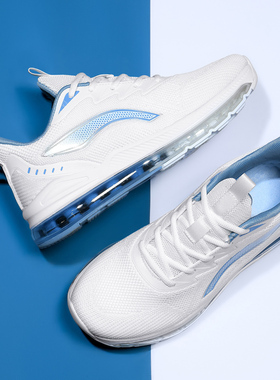 莆田男鞋全气垫鞋男款特大码白色48春季加肥加大46运动47减震跑鞋