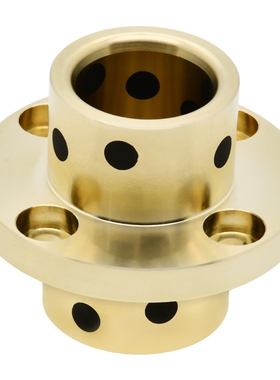 替经济型 无油衬套 法兰一体型 铜合金中间法兰型E-MUCTZ8-20 25-