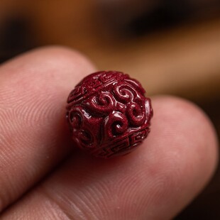 2026天成原矿帝王紫金砂朱砂手工串珠DIY手串佩饰手錬隔珠本命年