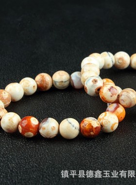 202610mm星球玛瑙手链 个性星球意象玛瑙圆珠 男女款情侣手链新款