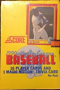 1990 SCORE Baseball Wax Box