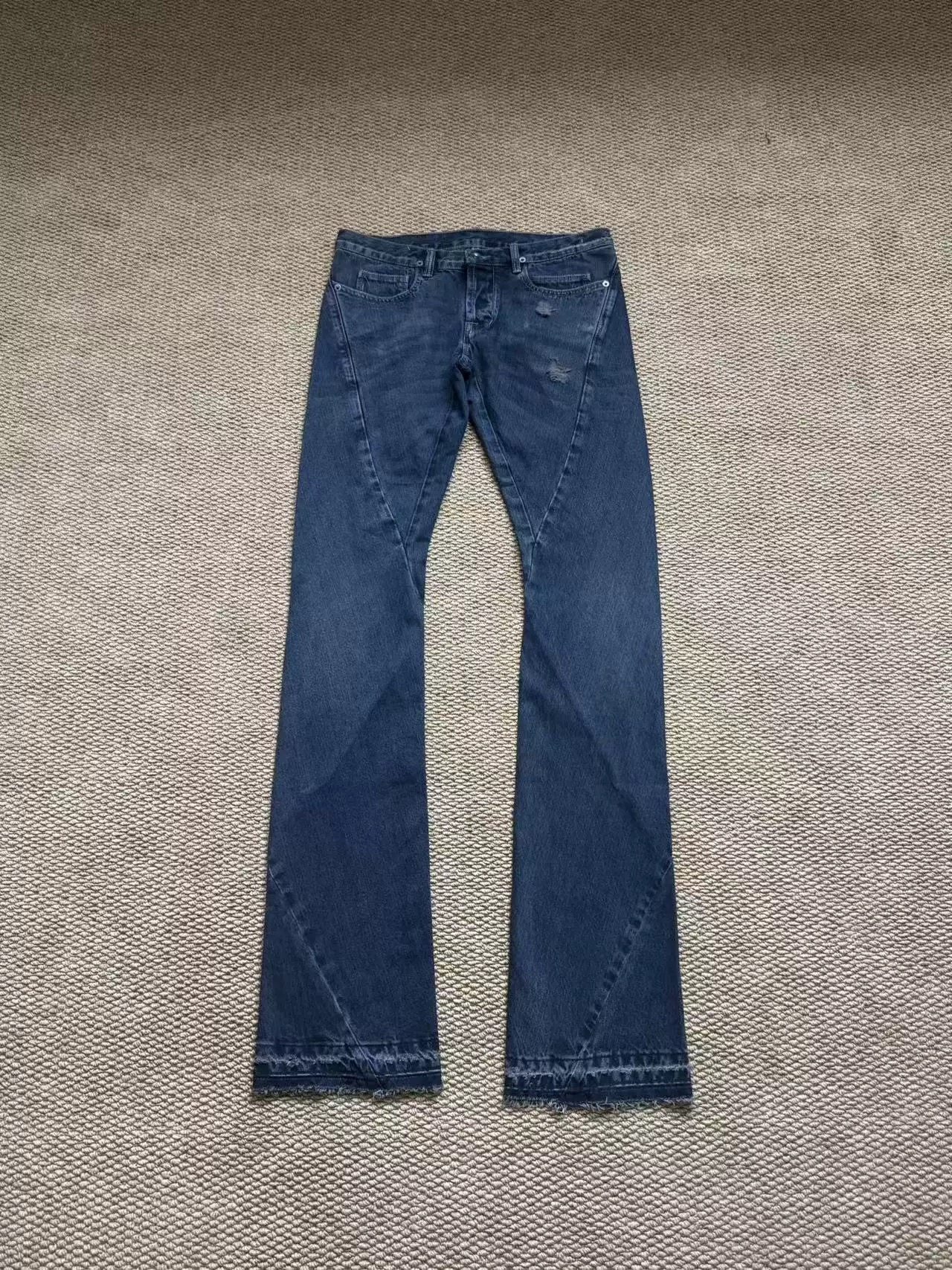 thumbnail for 537cute RO style drkshdw two-tone spiral pants