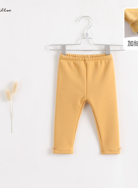 【VP】【加绒】马克珍妮法式系列宝宝冬装女童加绒打底裤19378